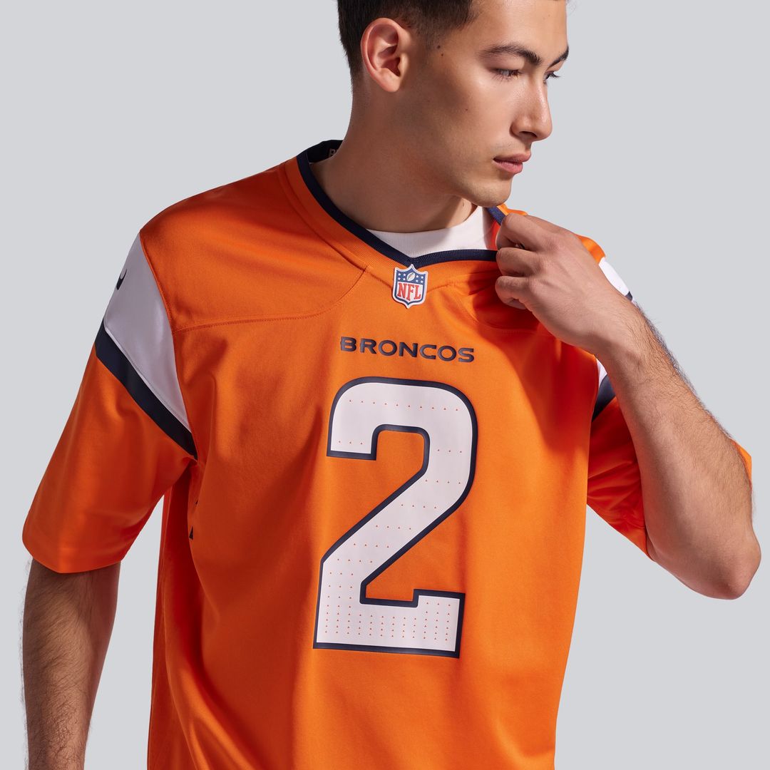 Denver Broncos Patrick Surtain II Nike Orange Game Jersey