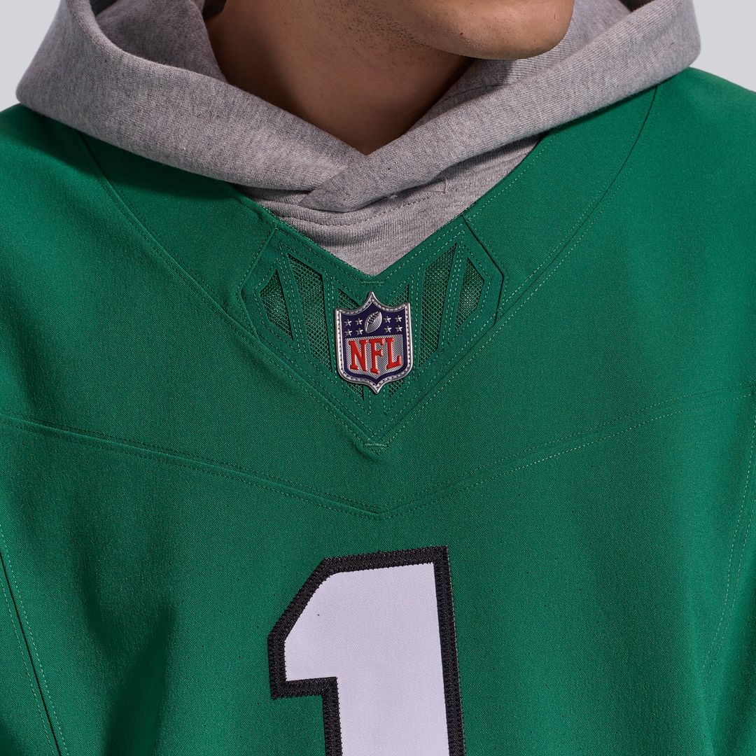 Philadelphia Eagles Jalen Hurts Nike Kelly Green Alternate Vapor FUSE Elite Jersey