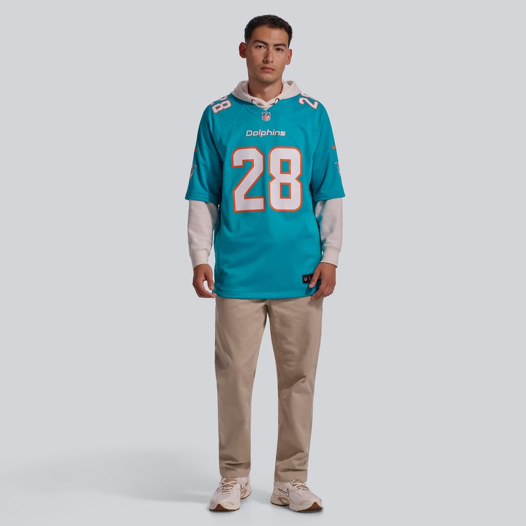 Miami Dolphins De'Von Achane Nike Aqua Game Jersey