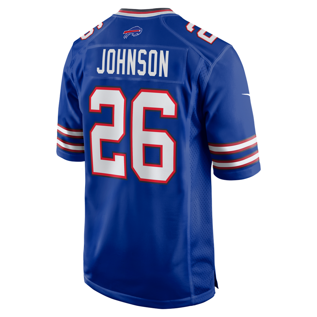 Buffalo Bills Ty Johnson Nike Royal Game Jersey