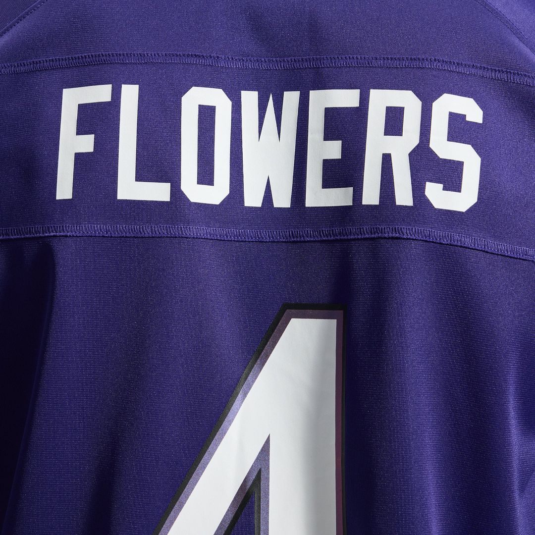 Baltimore Ravens Zay Flowers Nike Purple Game Jersey