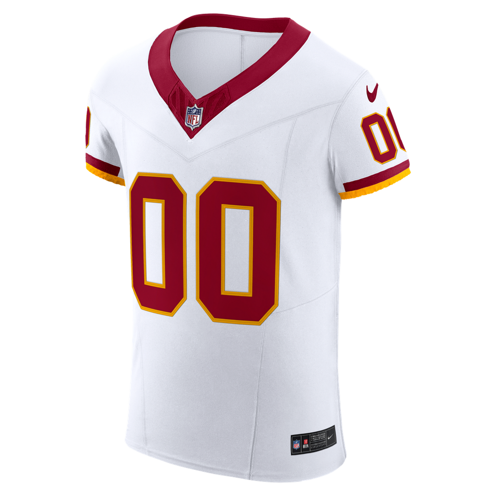 Washington Commanders Nike White Vapor FUSE Elite Custom Jersey
