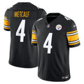Pittsburgh Steelers DK Metcalf Nike Black Team Vapor FUSE Stitched Limited Jersey