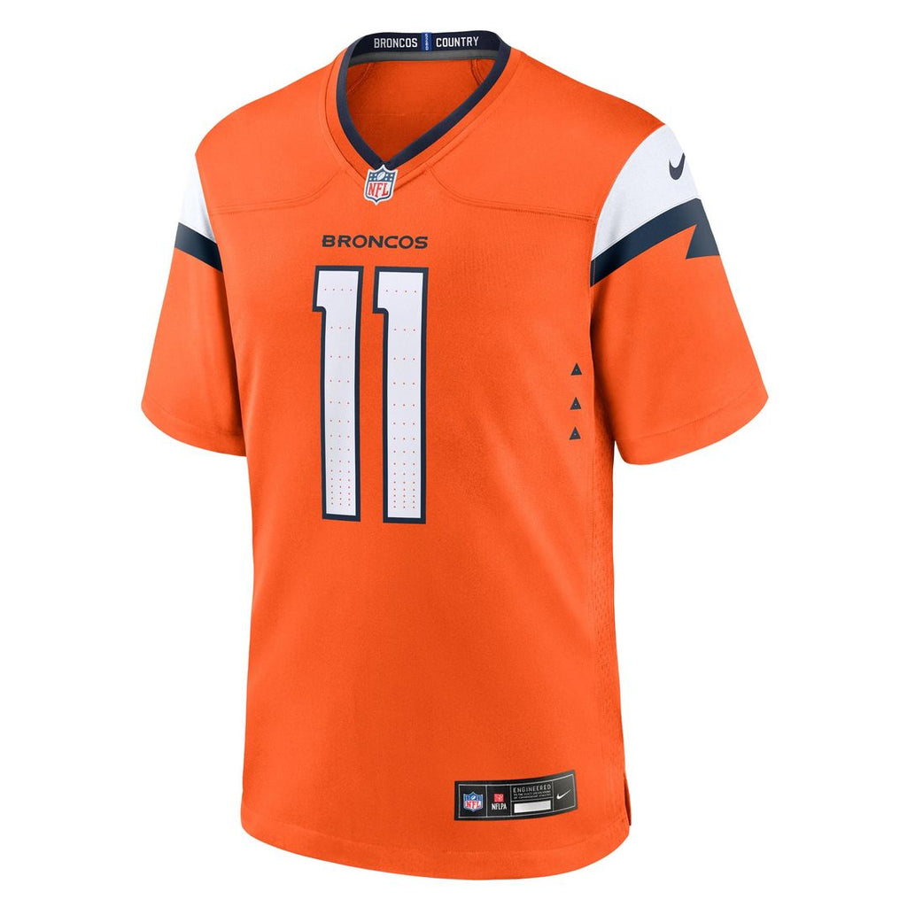 Denver Broncos Troy Franklin Nike Orange Game Jersey