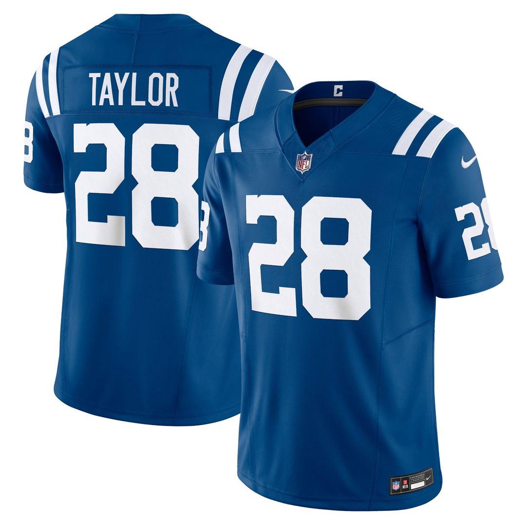 Indianapolis Colts Jonathan Taylor Nike Royal Vapor FUSE Limited Jersey