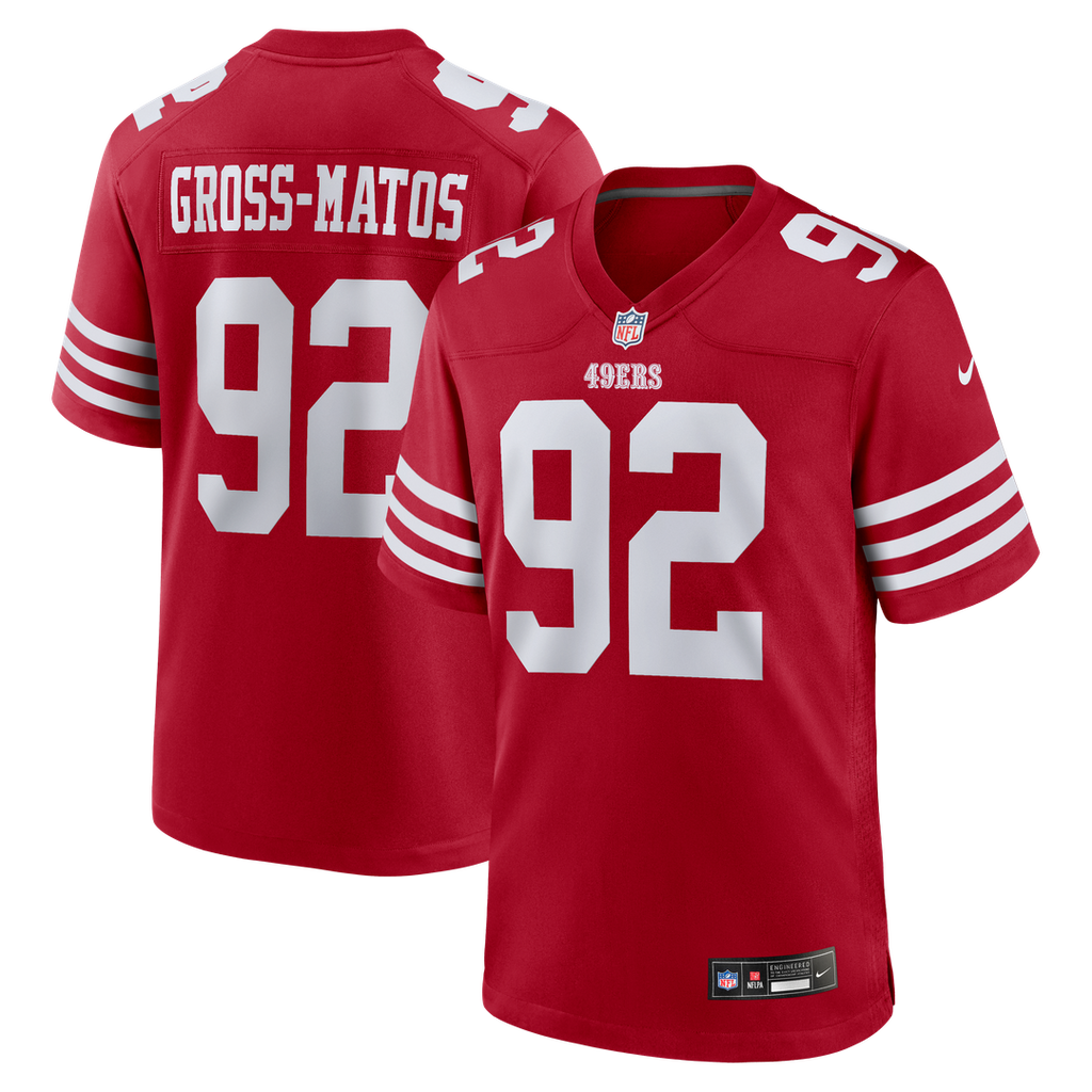 San Francisco 49ers Yetur Gross - Matos Nike Scarlet Game Jersey