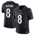 Baltimore Ravens Lamar Jackson Nike Black Alternate Alternate Vapor FUSE Stitched Limited Jersey