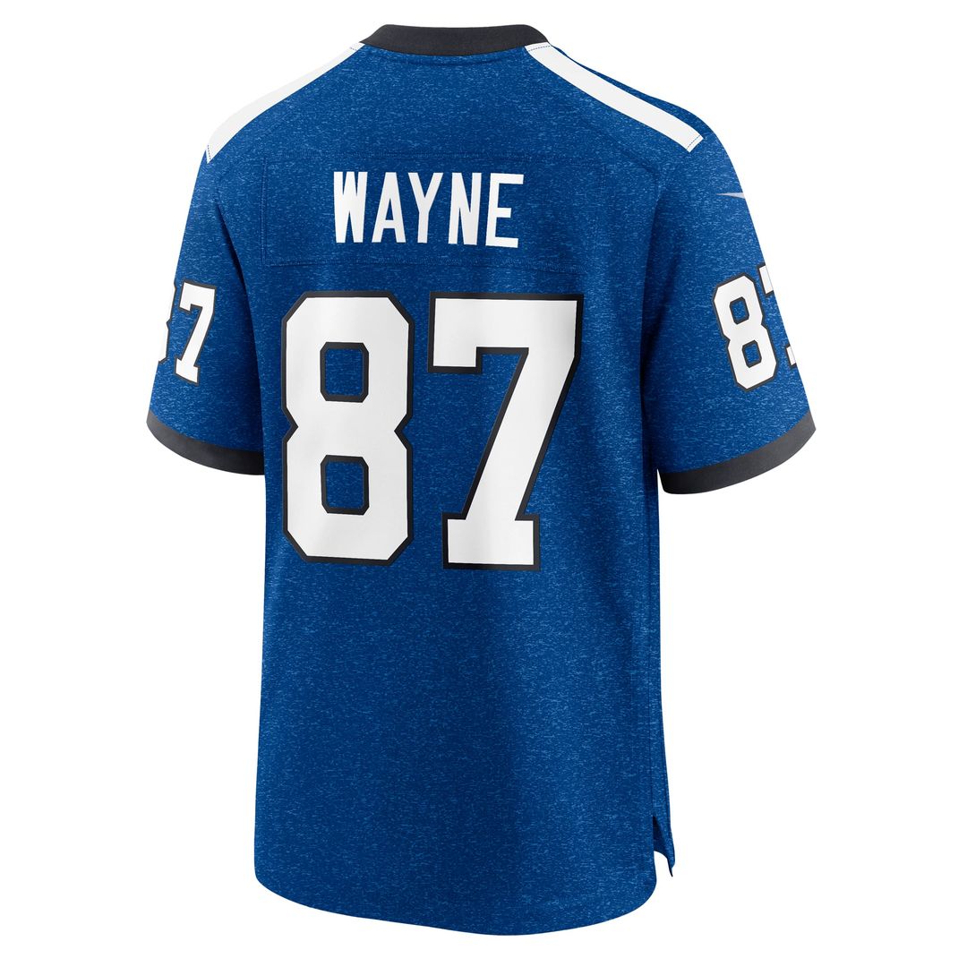 Indianapolis Colts Reggie Wayne Nike Royal Retired Game Jersey