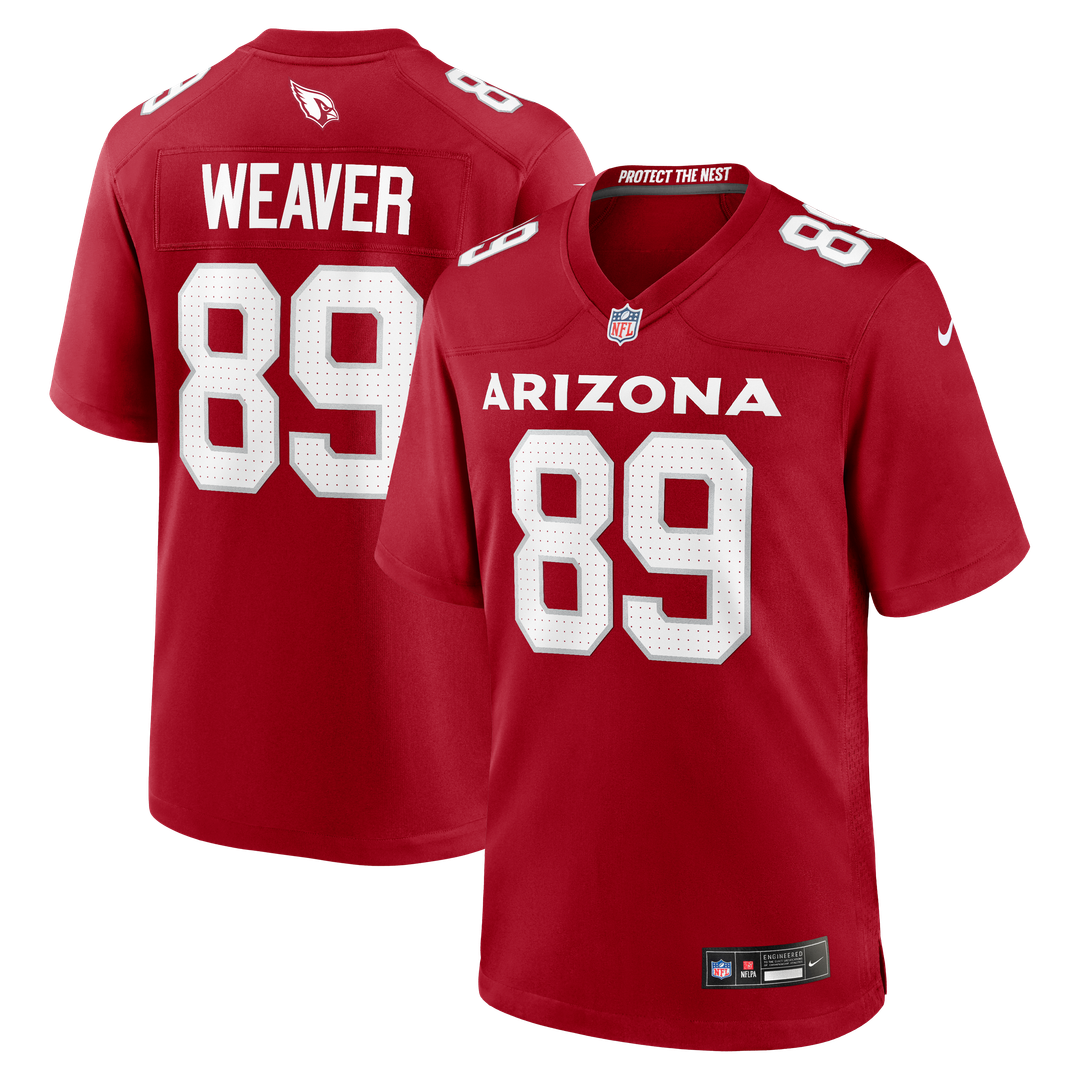 Arizona Cardinals Xavier Weaver Nike Cardinal Game Jersey