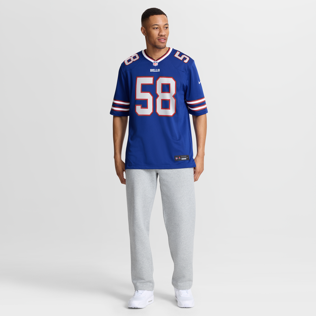 Buffalo Bills Matt Milano Nike Royal Game Jersey