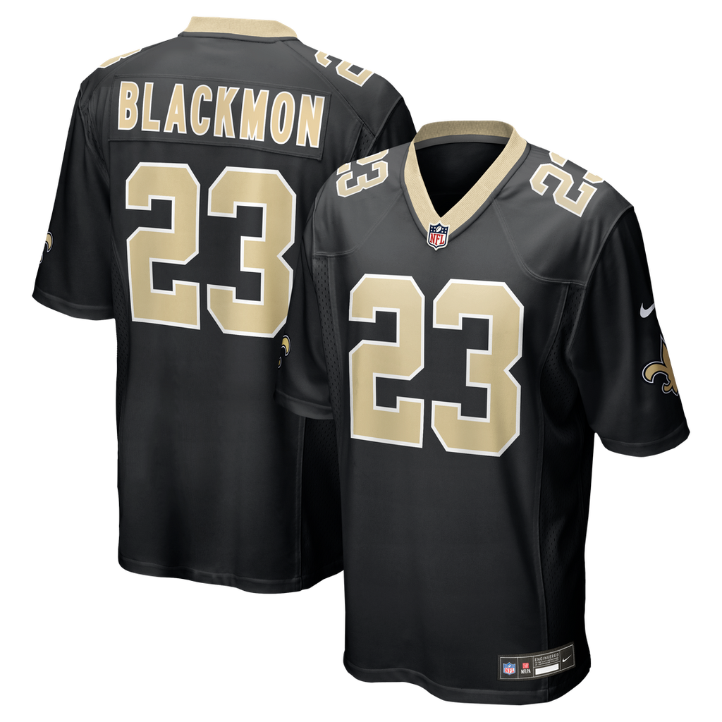 New Orleans Saints Julian Blackmon Nike Black Game Jersey