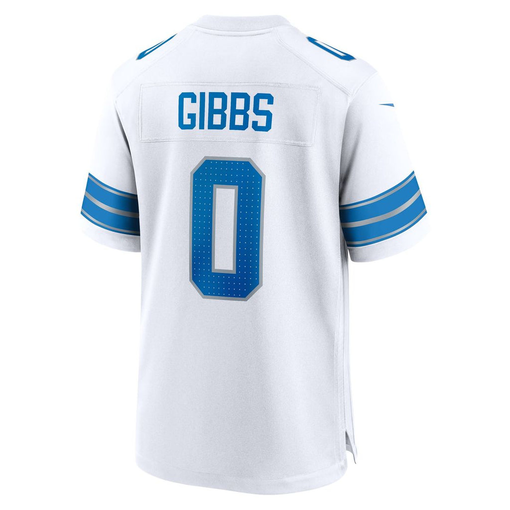 Detroit Lions Jahmyr Gibbs Nike Blue Game Jersey