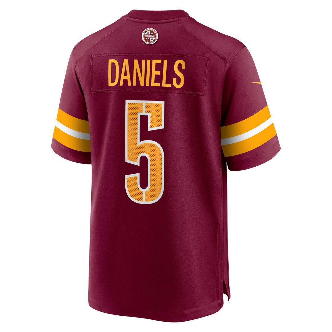 Washington Commanders Jayden Daniels Nike Burgundy Game Jersey