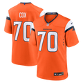 Denver Broncos Marques Cox Nike Orange Game Jersey