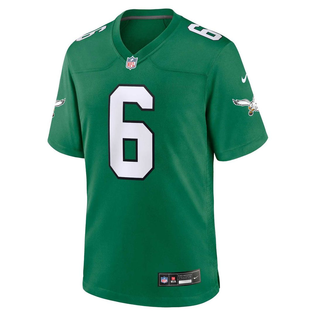 Philadelphia Eagles DeVonta Smith Nike Kelly Green Alternate Game Jersey