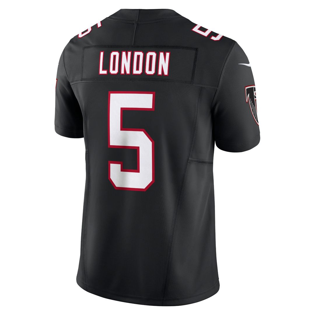 Atlanta Falcons Drake London Nike Black Vapor FUSE Limited Jersey