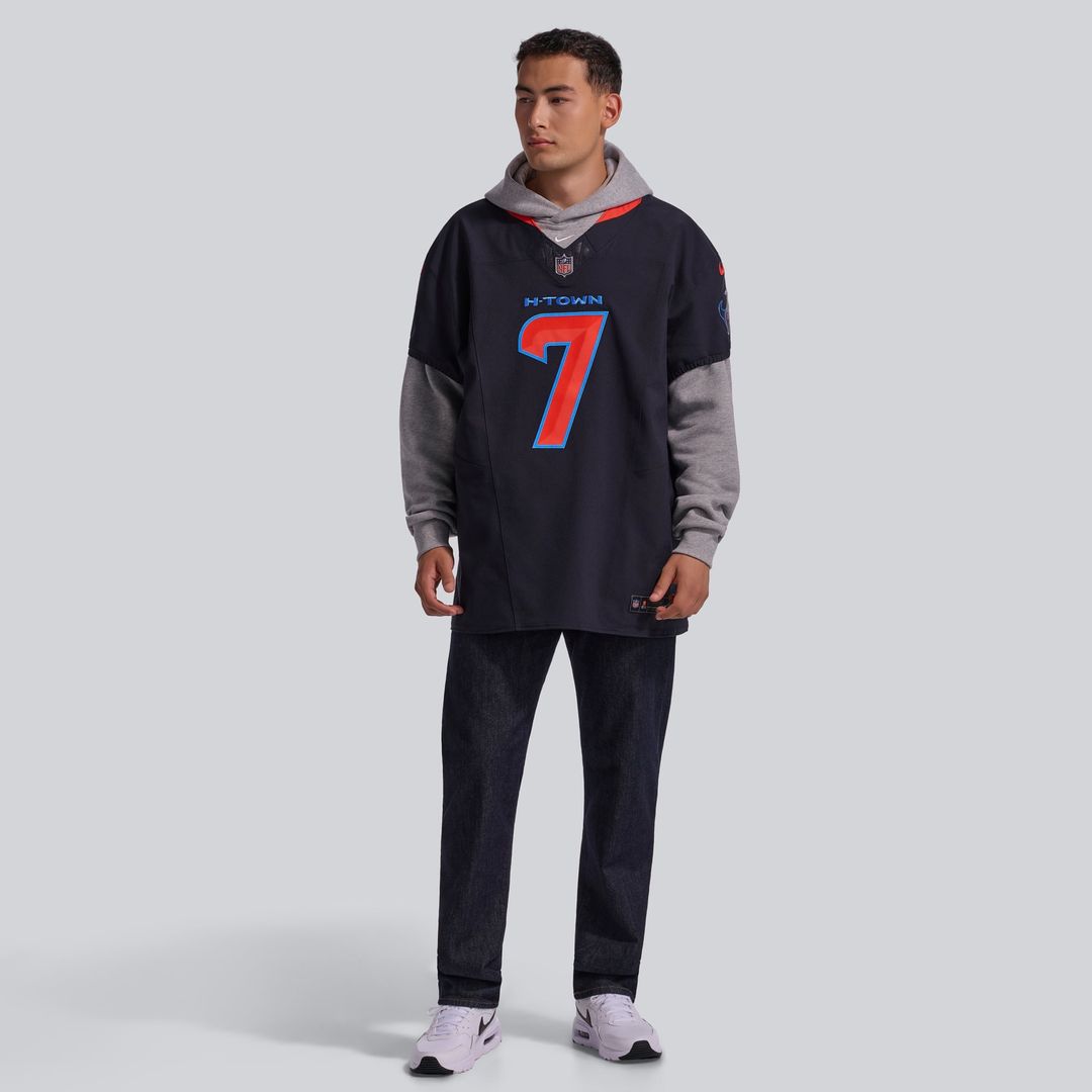 Houston Texans C.J. Stroud Nike Navy Alternate 2 Vapor FUSE Elite Jersey