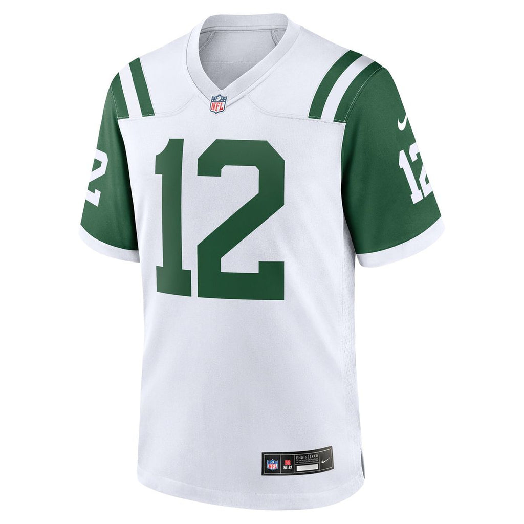 New York Jets Joe Namath Nike White Classic Alternate Retired Game Jersey