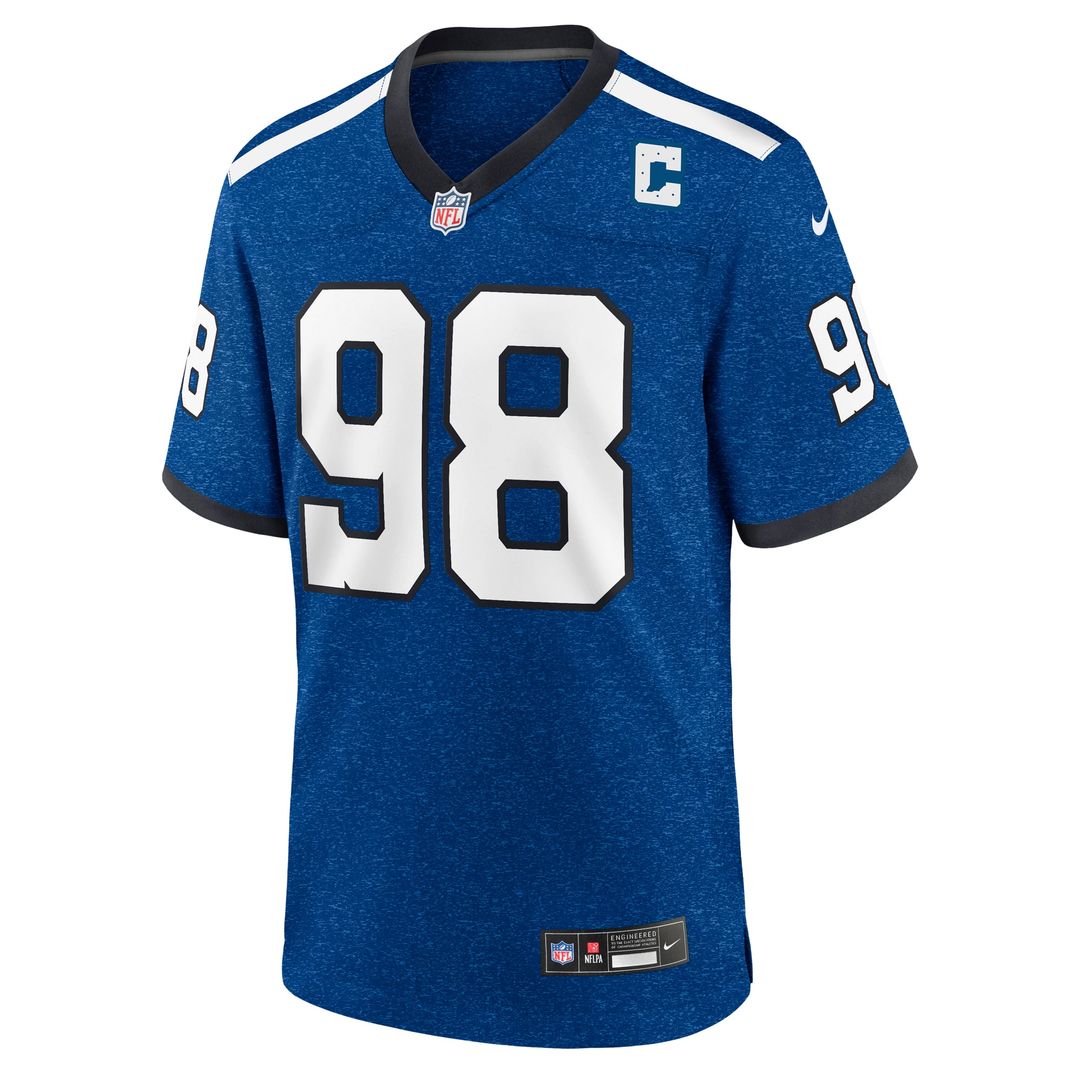 Indianapolis Colts Tony Siragusa Nike Royal Retired Player Game Jersey