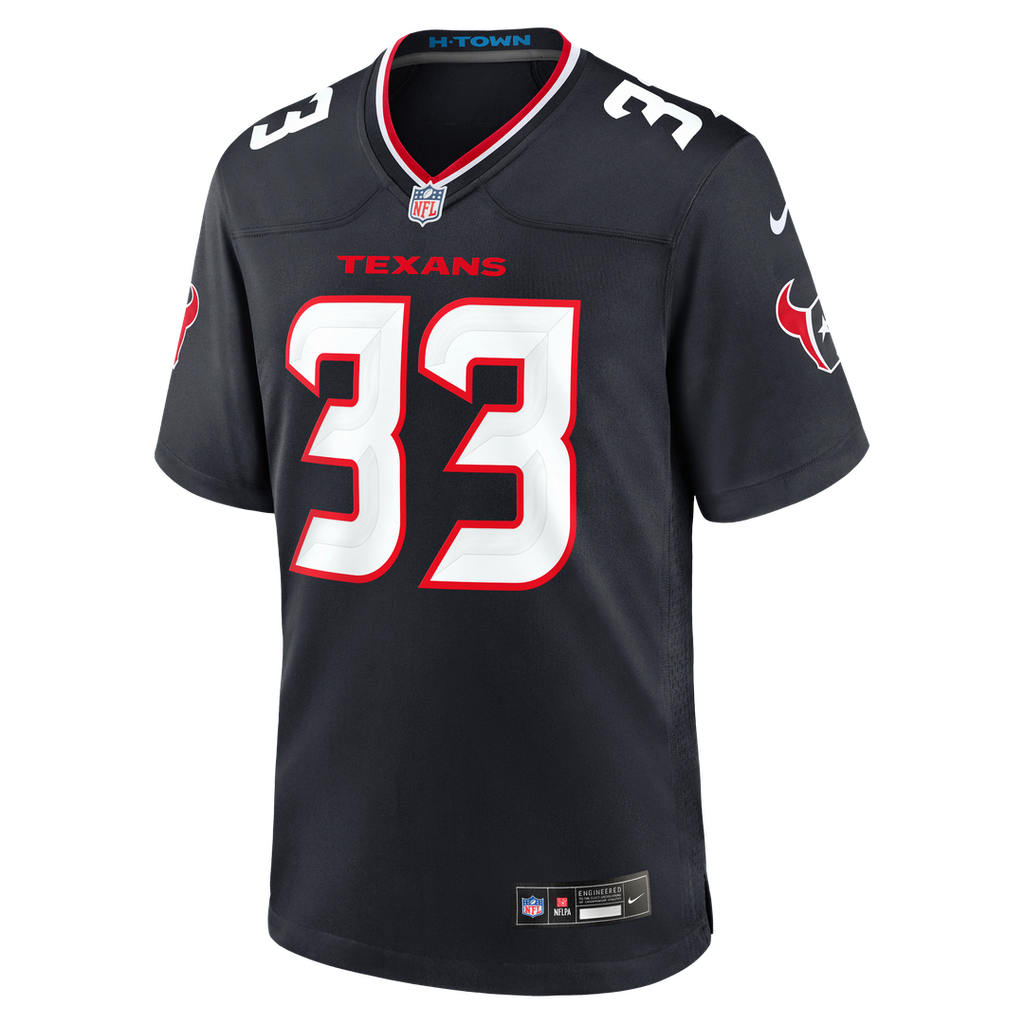 Houston Texans Dare Ogunbowale Nike Navy Game Jersey