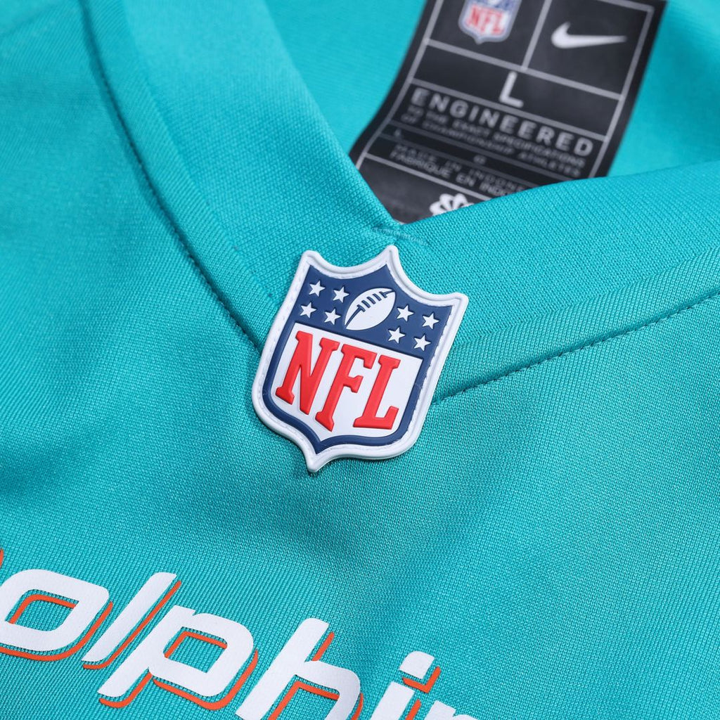 Miami Dolphins Nike Aqua Custom Jersey
