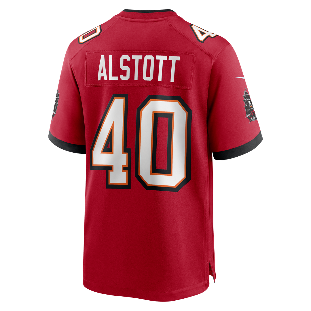 Tampa Bay Buccaneers Mike Alstott Nike Red Retired Game Jersey