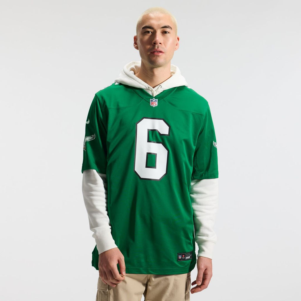 Philadelphia Eagles DeVonta Smith Nike Kelly Green Alternate Game Jersey