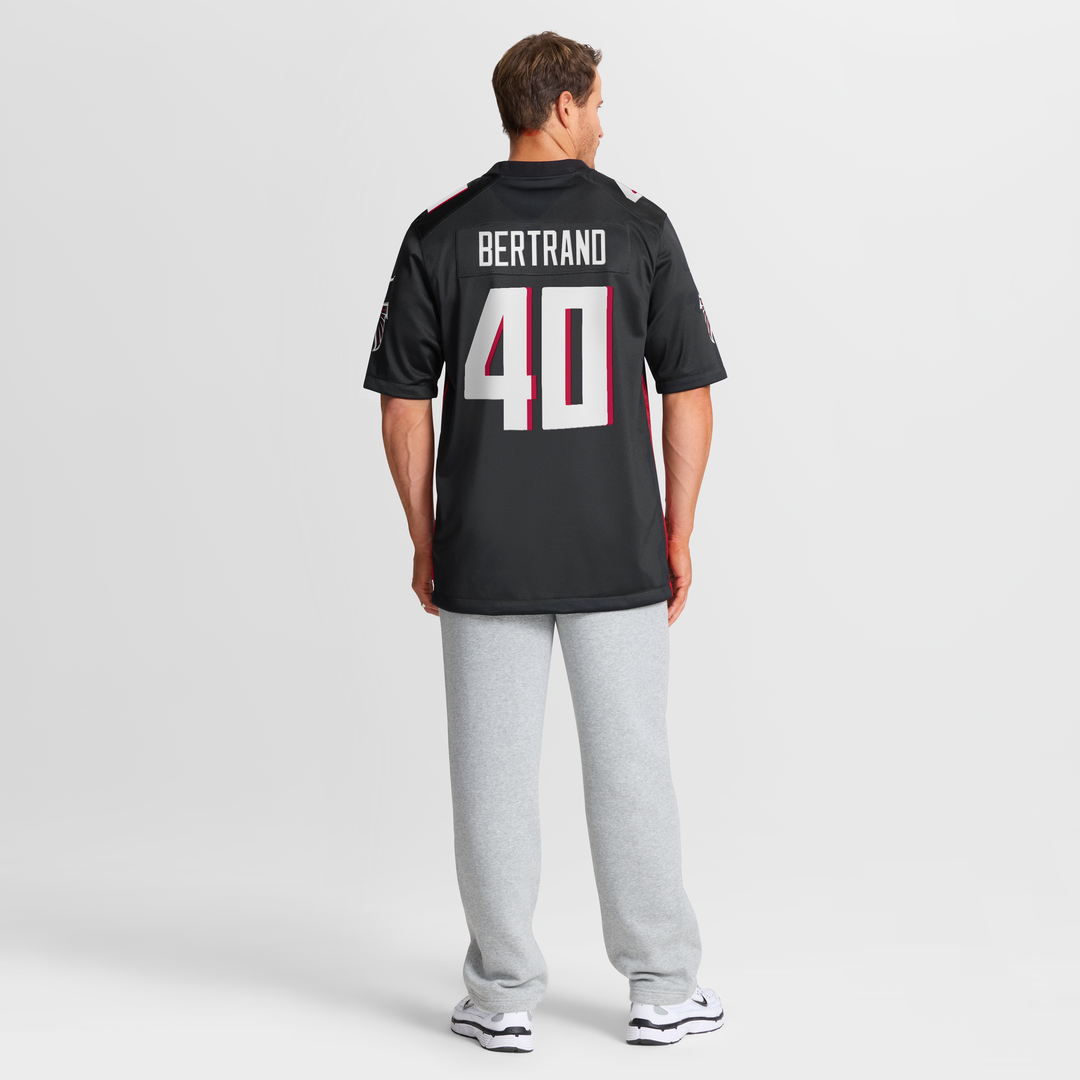 Atlanta Falcons JD Bertrand Nike Black Game Jersey