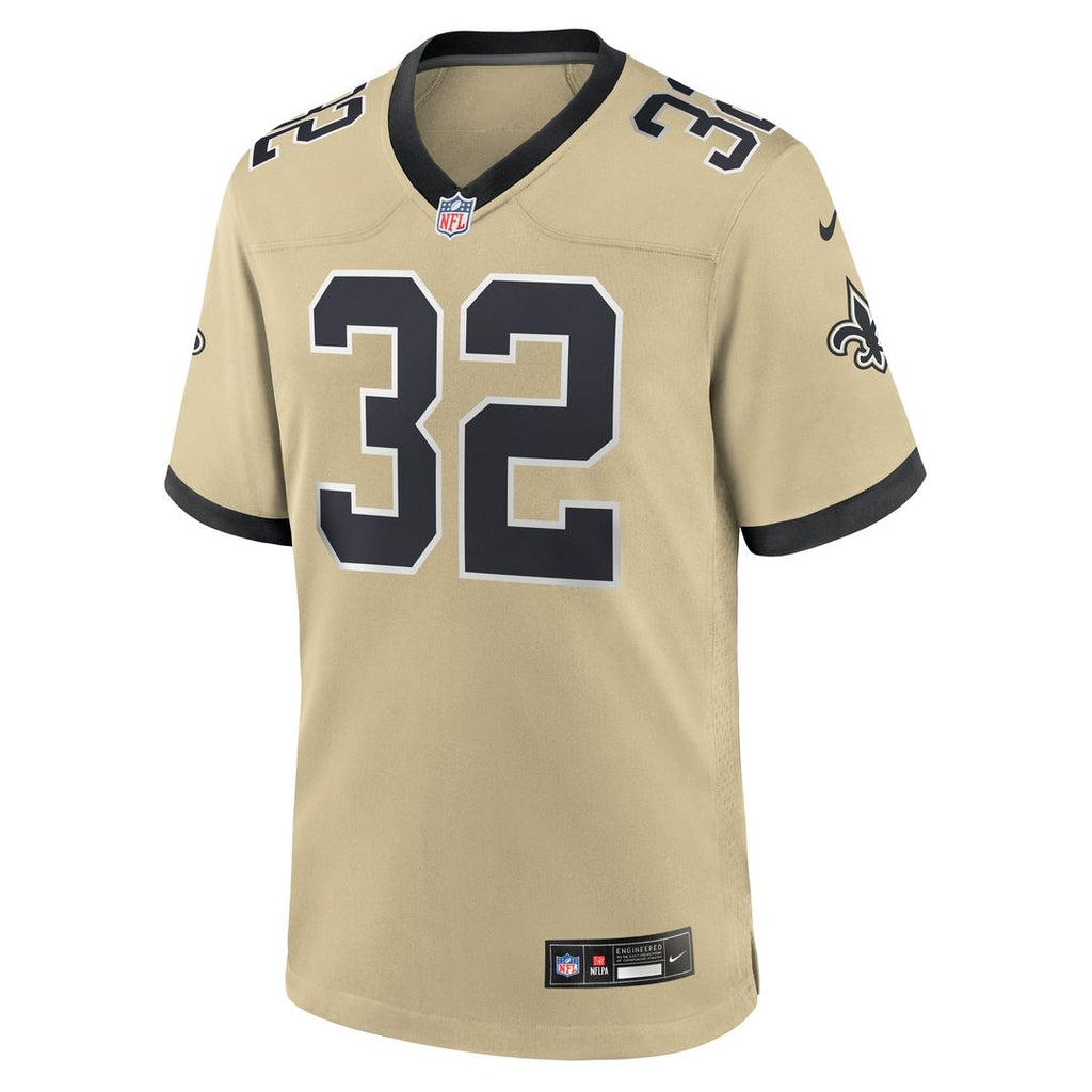 New Orleans Saints Tyrann Mathieu Nike Gold Gameday Golds Alternate Game Jersey