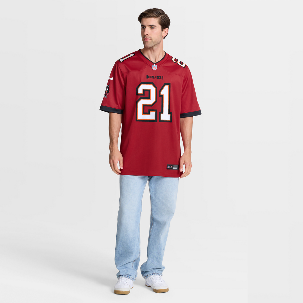 Tampa Bay Buccaneers Benjamin Morrison Nike Red Game Jersey