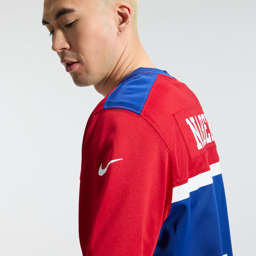 New York Giants Malik Nabers Nike Royal Game Jersey