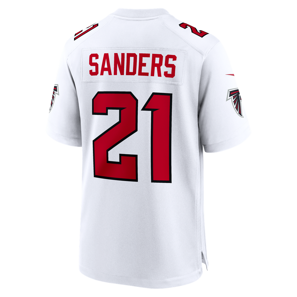 Atlanta Falcons Deion Sanders Nike Red Retired Game Jersey