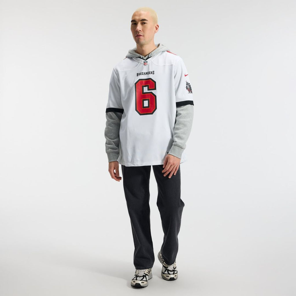 Tampa Bay Buccaneers Baker Mayfield Nike Pewter Alternate Game Jersey