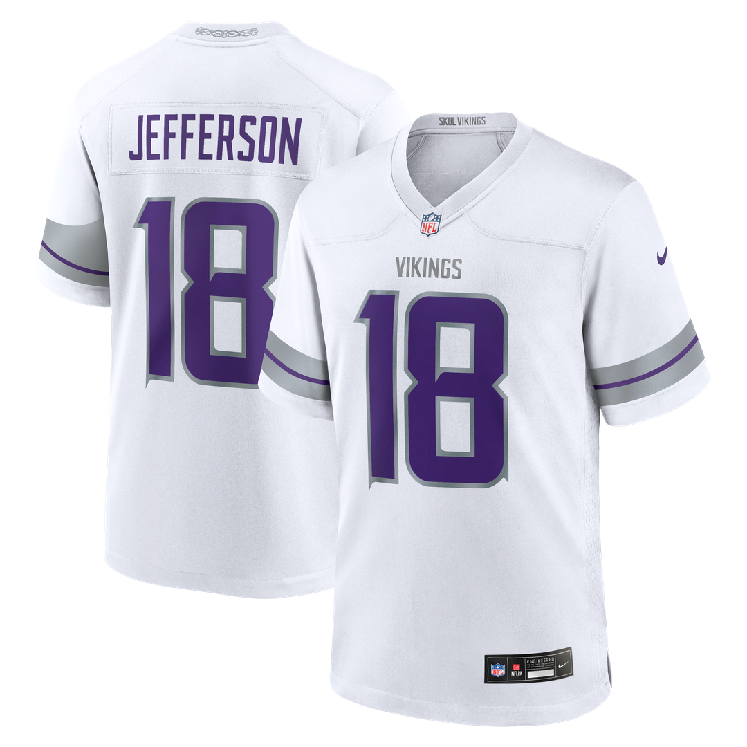 Minnesota Vikings Justin Jefferson Nike Purple Classic Game Jersey