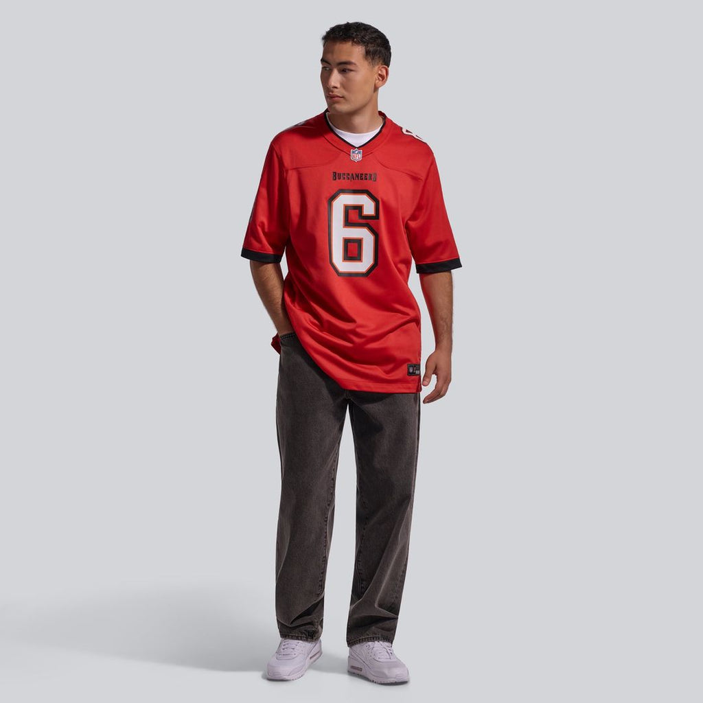 Tampa Bay Buccaneers Baker Mayfield Nike Pewter Alternate Game Jersey