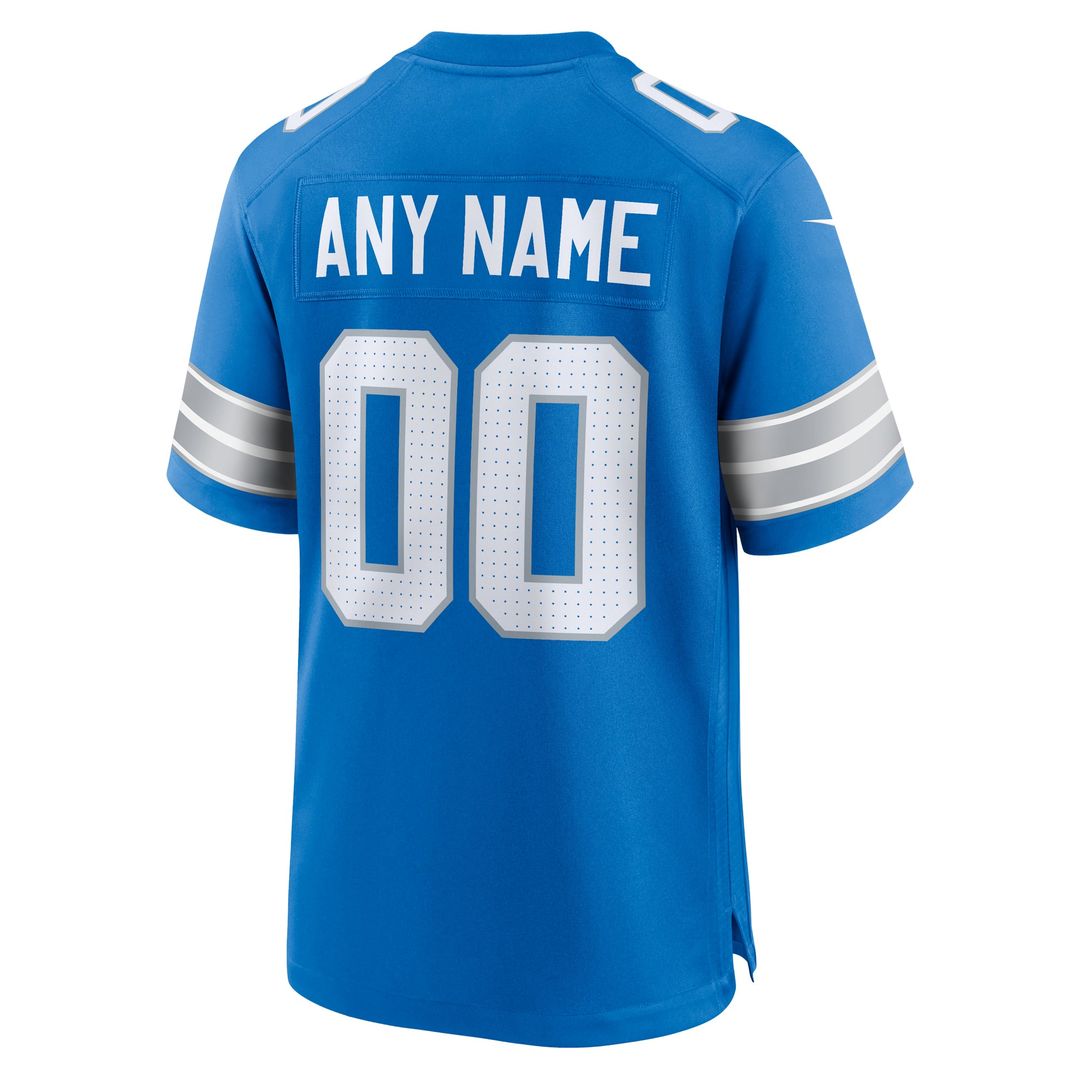 Detroit Lions Nike Black Alternate Custom Jersey