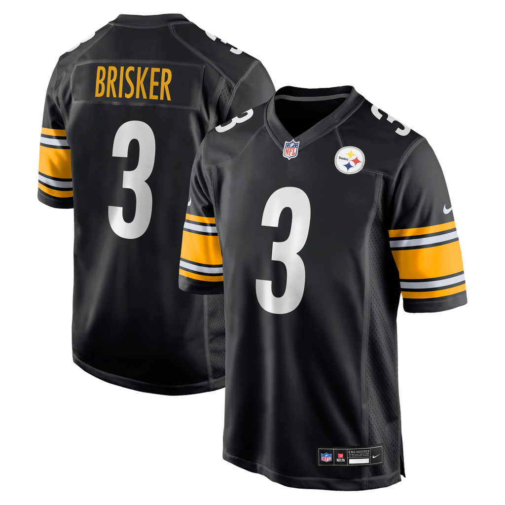 Pittsburgh Steelers Jaquan Brisker Nike Black Game Jersey