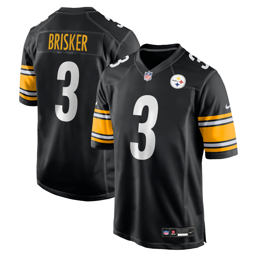 Pittsburgh Steelers Jaquan Brisker Nike Black Game Jersey
