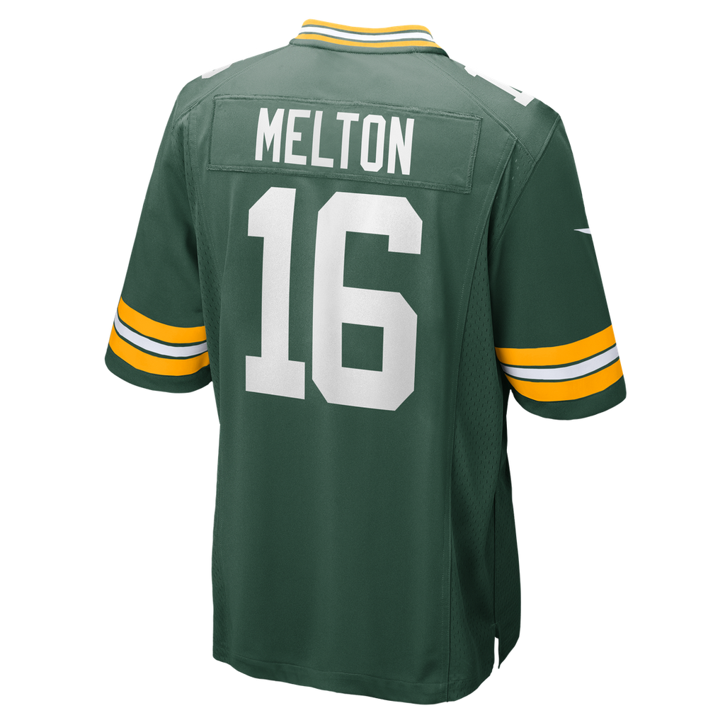 Green Bay Packers Bo Melton Nike Green Game Jersey