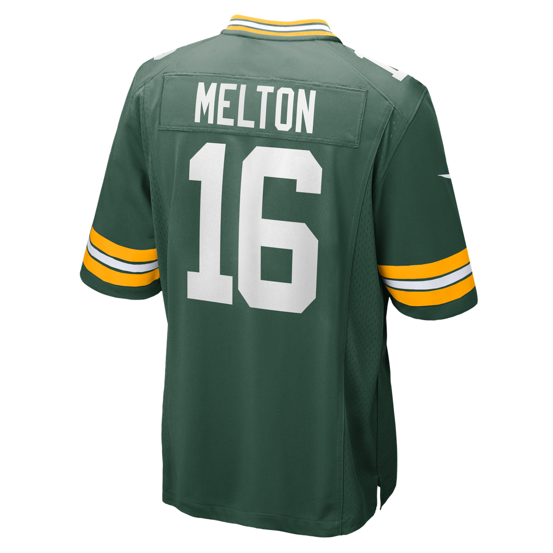 Green Bay Packers Bo Melton Nike Green Game Jersey