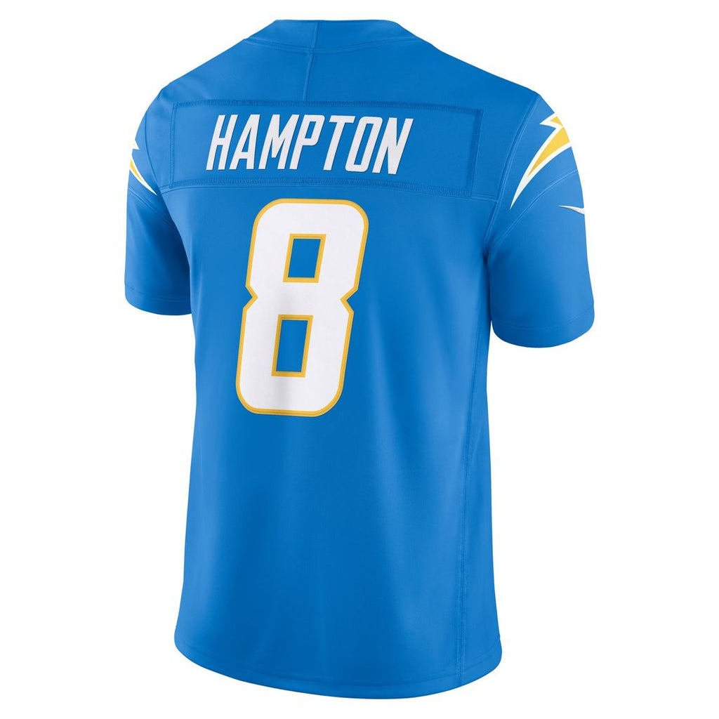 Los Angeles Chargers Omarion Hampton Nike Powder Blue Team Vapor FUSE Stitched Limited Jersey