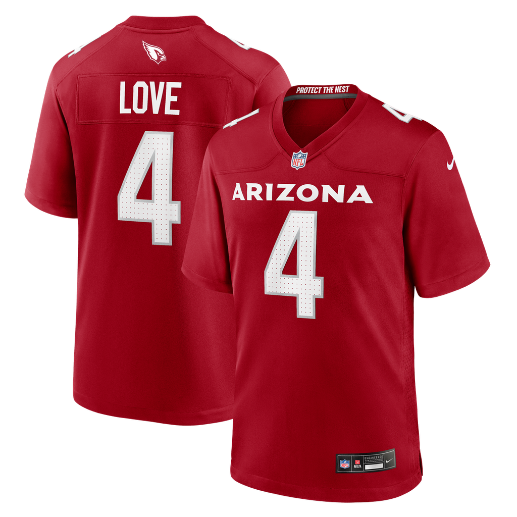 Arizona Cardinals Jeremiyah Love Nike Cardinal Game Jersey