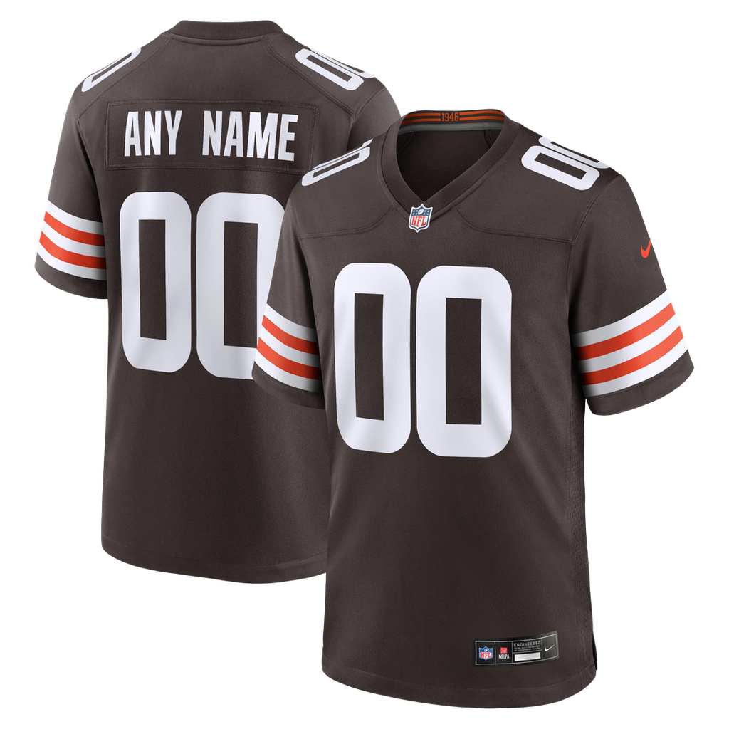 Nike Cleveland Browns Brown Custom Jersey