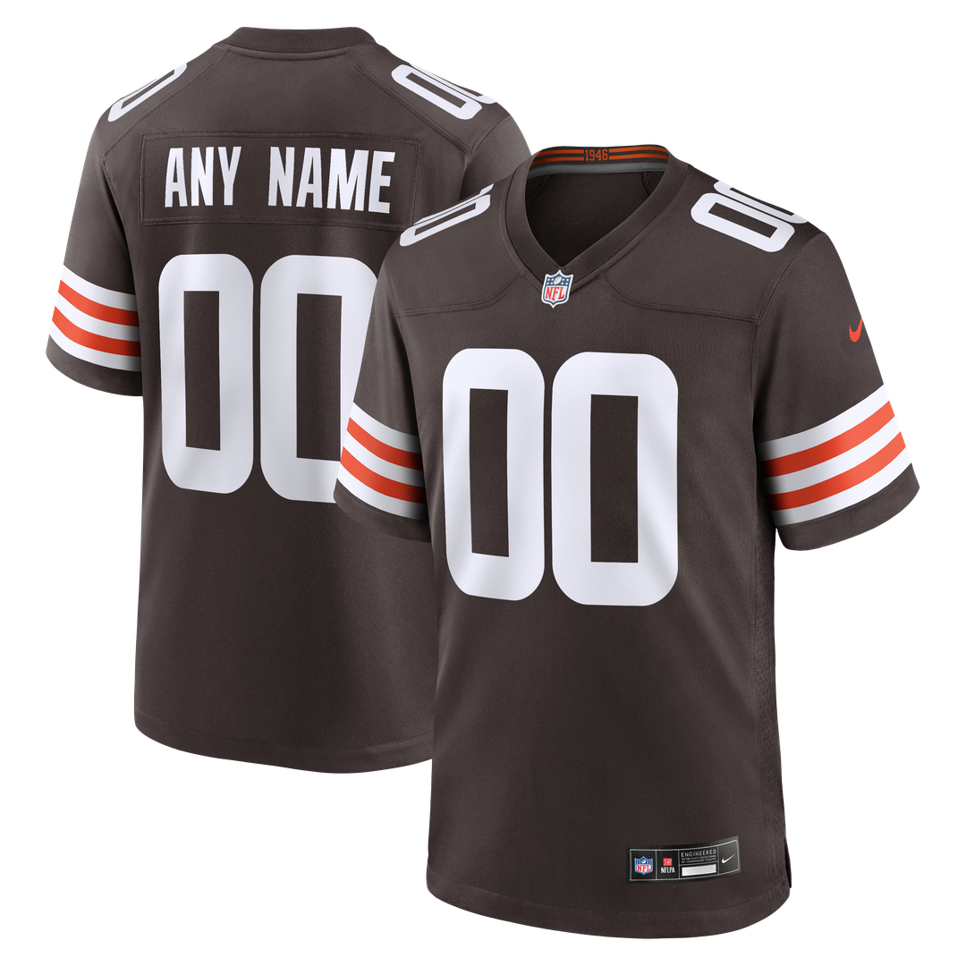 Nike Cleveland Browns Brown Custom Jersey