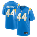 Los Angeles Chargers Scott Matlock Nike Powder Blue Game Jersey