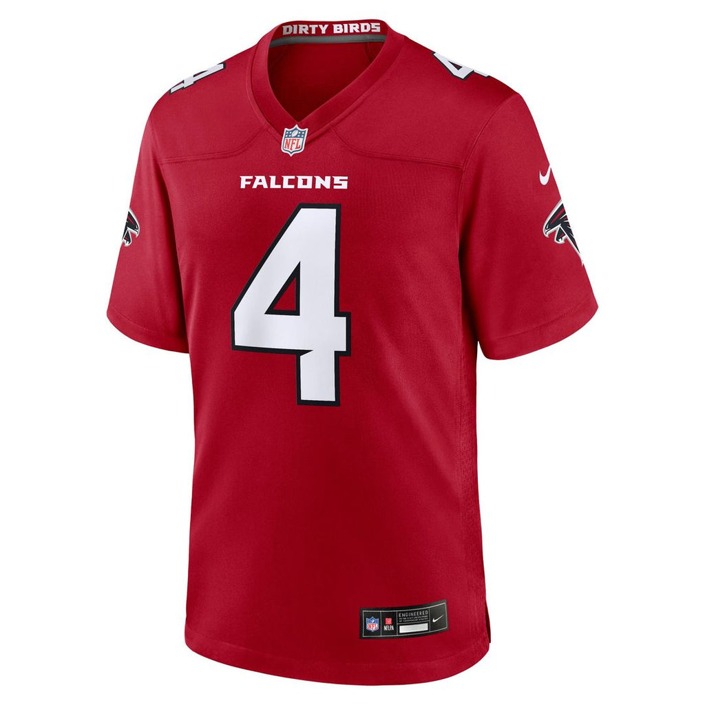 Atlanta Falcons Jahan Dotson Nike Red Game Jersey