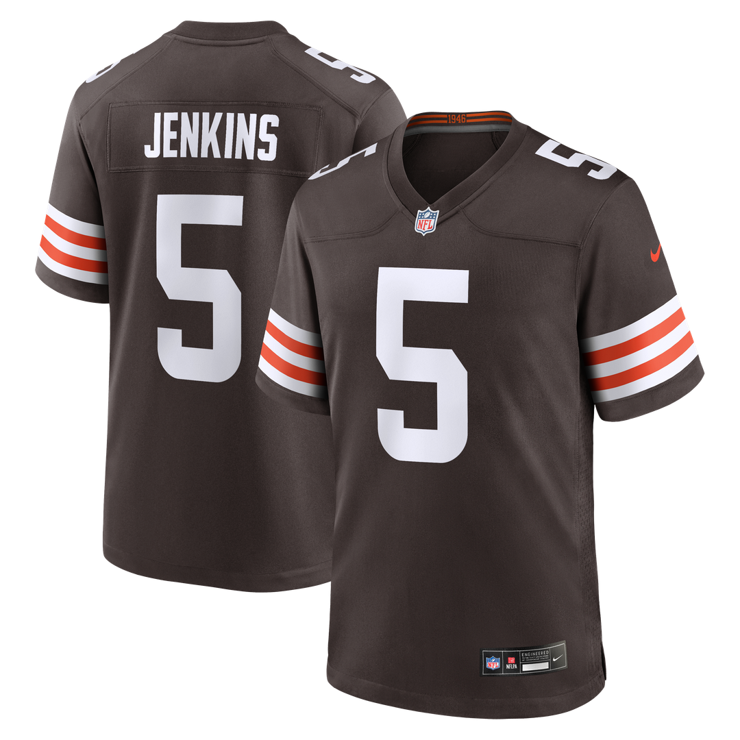 Cleveland Browns Rayshawn Jenkins Nike Brown Game Jersey
