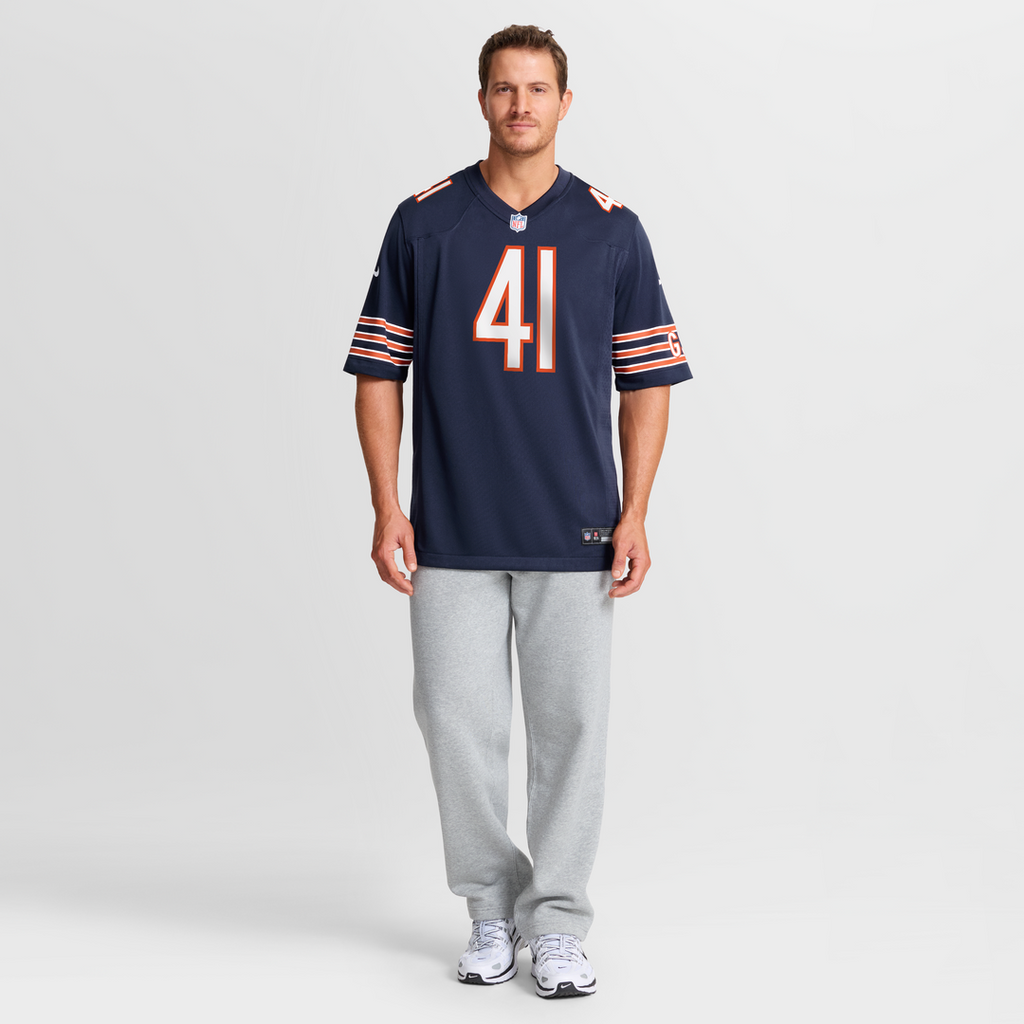 Chicago Bears Brian Piccolo Nike Navy Retired Player Game Jersey
