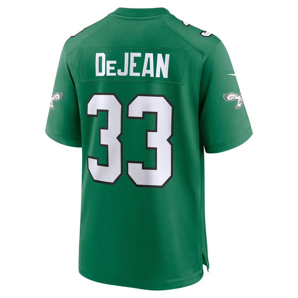 Philadelphia Eagles Cooper DeJean Nike Midnight Green Game Jersey