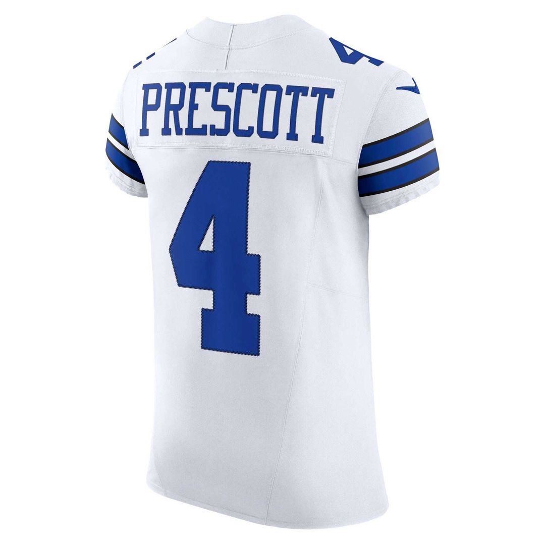 Dallas Cowboys Dak Prescott Nike White Vapor FUSE Elite Jersey